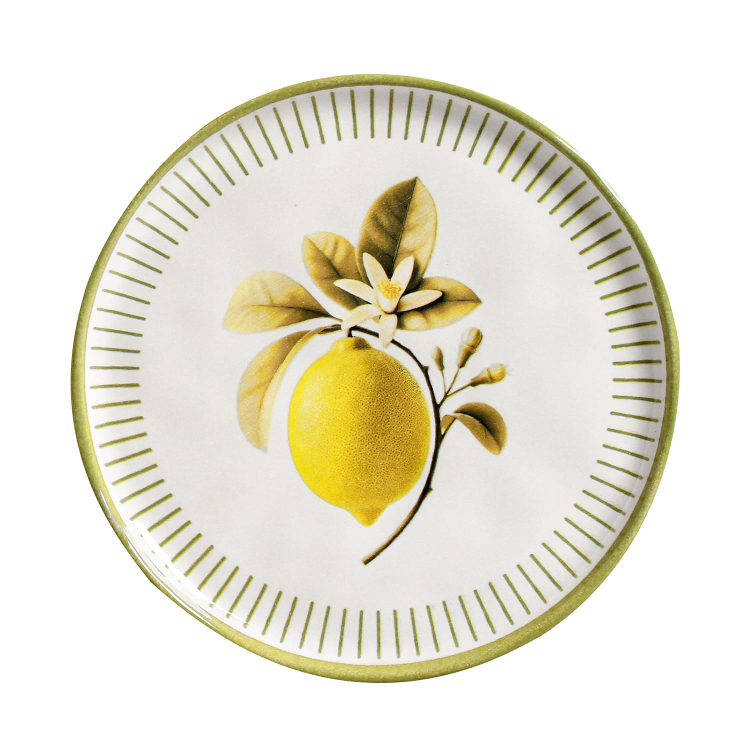 Conjunto com 6 Pratos De Sobremesa Bio Lemon Ø21,5cm