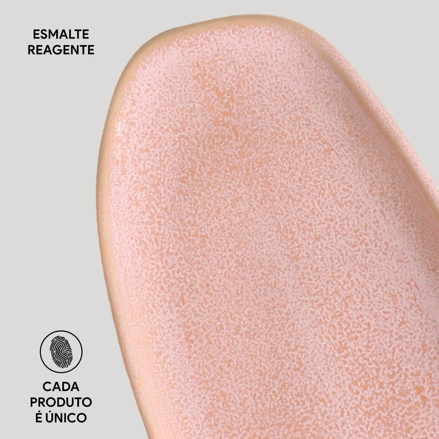 Conjunto com 4 Travessas Oval Rasa Grande Orgânico Litchi 36x13cm - Imagem 5