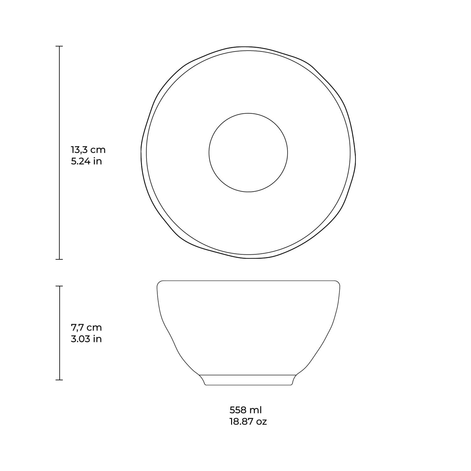 Conjunto com 6 Bowl Orgânico Petroleum 558ml - Imagem 7