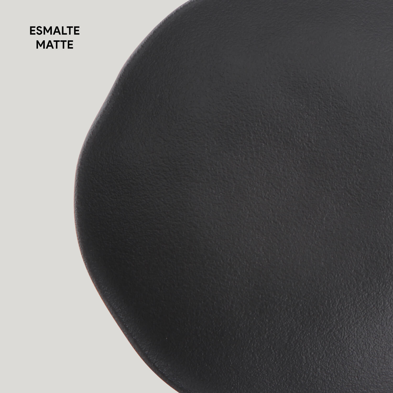 Conjunto com Pratos Fundo Orgânico Preto Matte Ø 21,2cm - Imagem 4