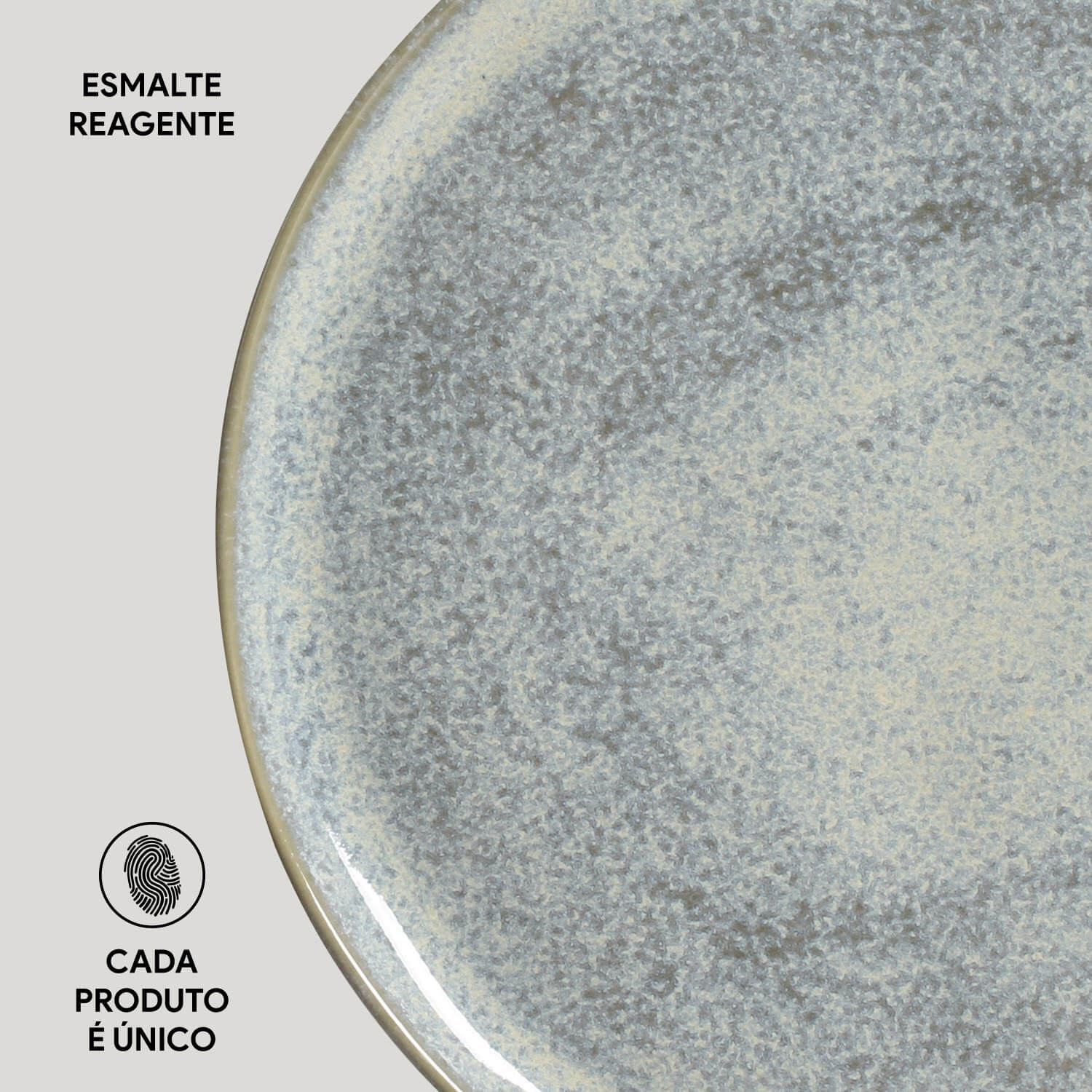 Conjunto com 6 Pratos Raso Bio Green Granite Ø27,5cm - Imagem 4