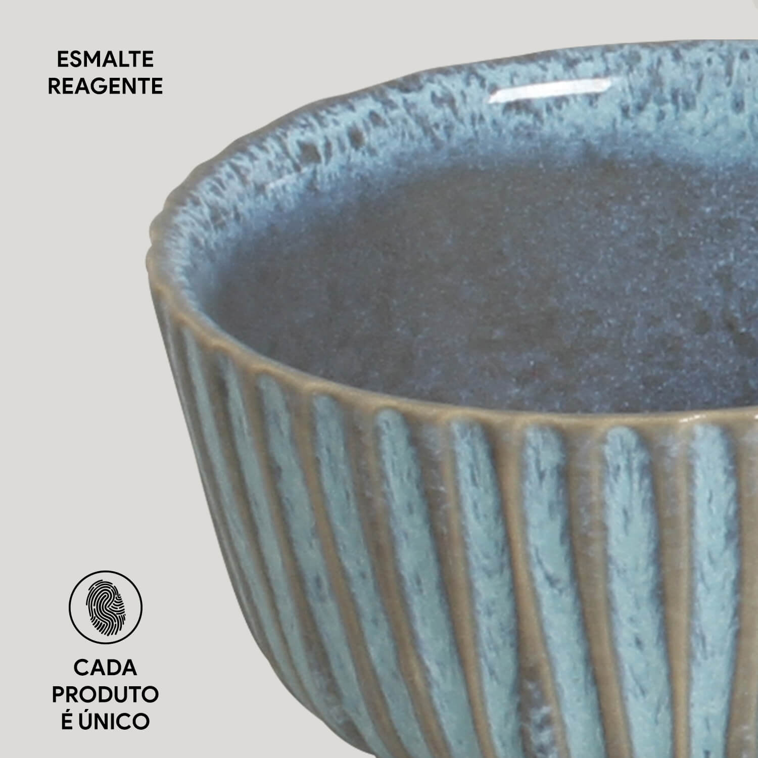 Conjunto com 6 Ramequins Médio Linhas Breeze Ø9x5cm 170ml - Imagem 5