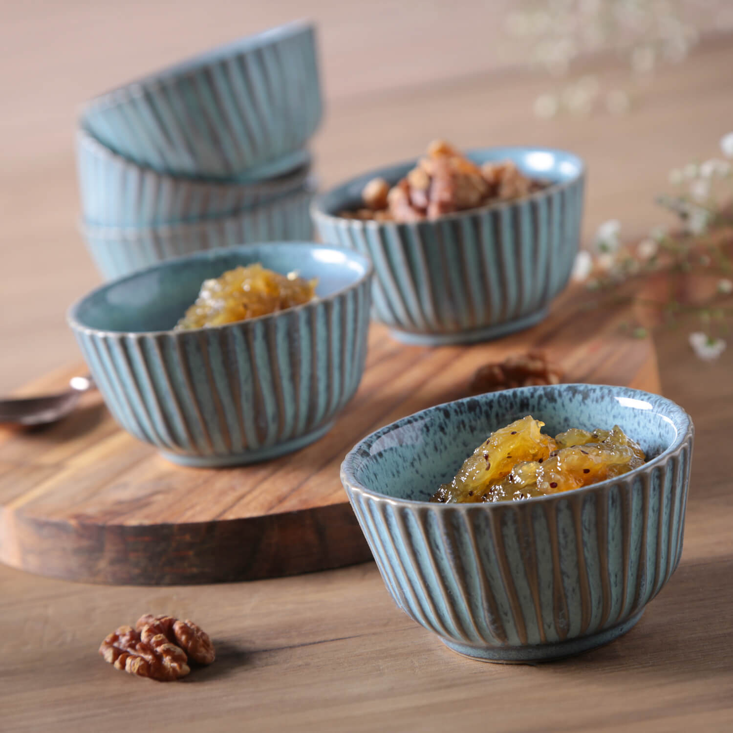 Conjunto com 6 Ramequins Médio Linhas Breeze Ø9x5cm 170ml - Imagem 2