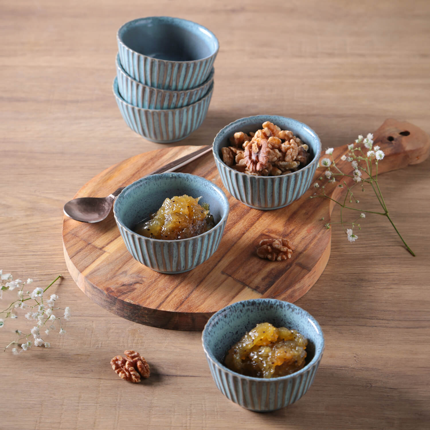 Conjunto com 6 Ramequins Médio Linhas Breeze Ø9x5cm 170ml - Imagem 4
