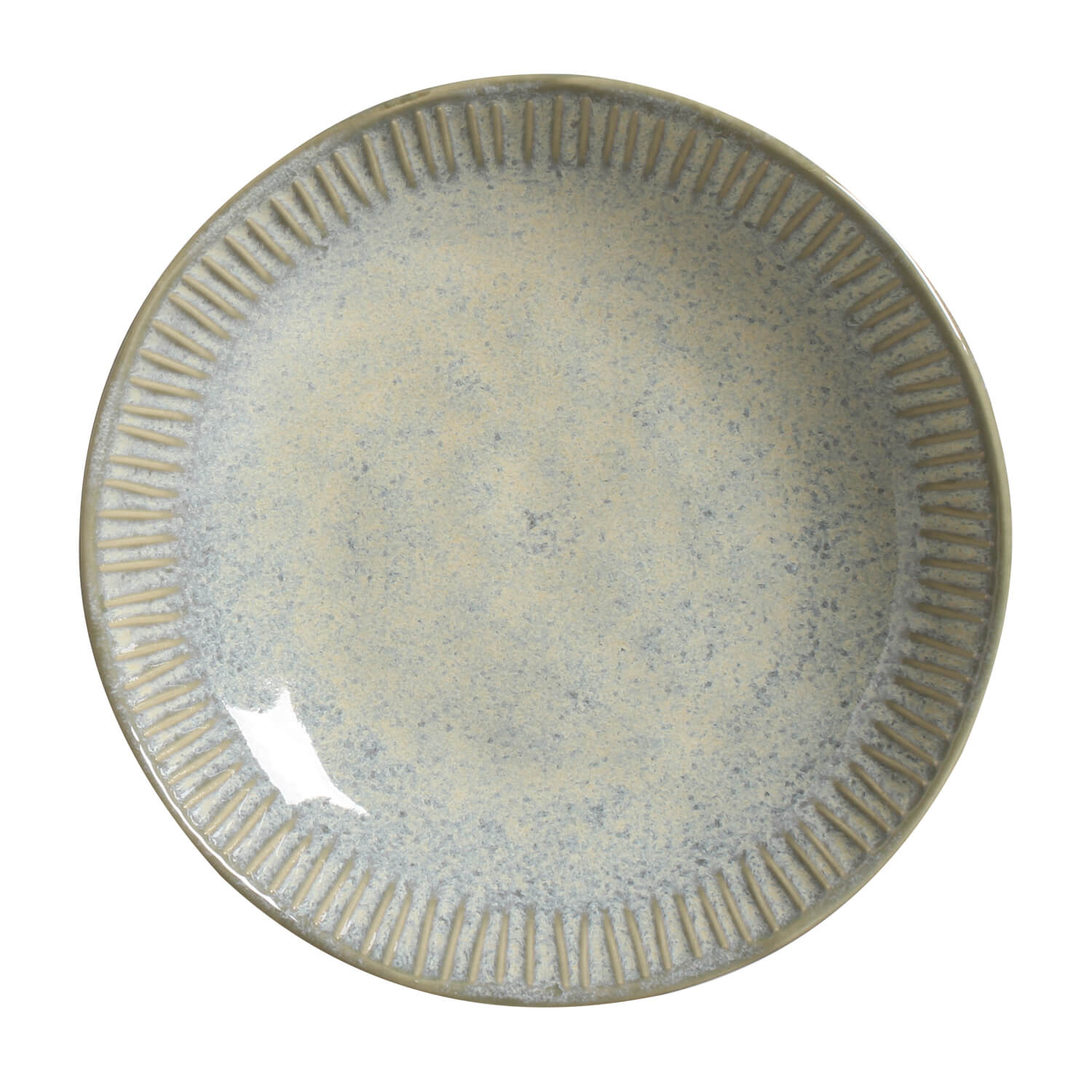Conjunto com 6 Pratos Fundo Linhas Green Granite Ø22,5cm 830ml