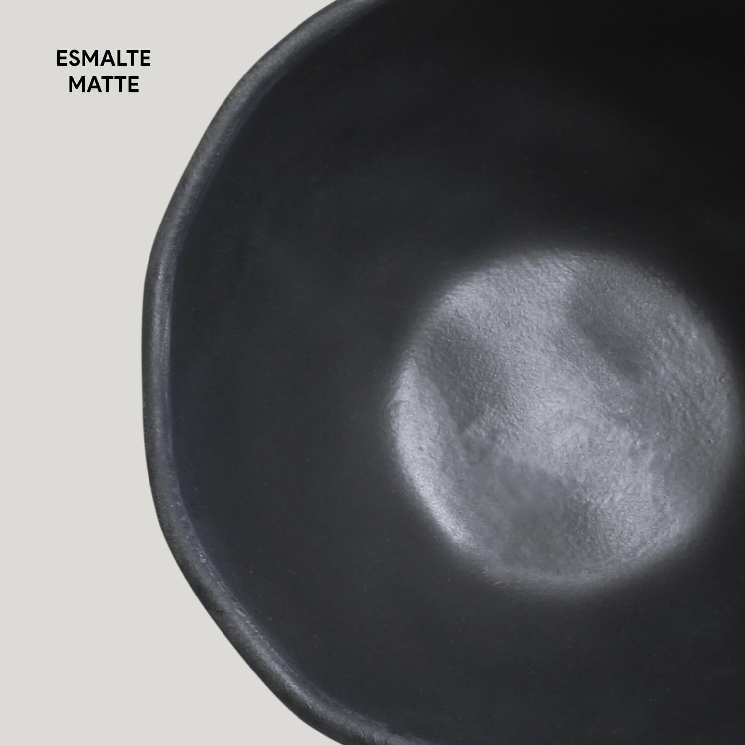 Conjunto com 6 Bowl Orgânico Preto Matte 558ml - Imagem 4