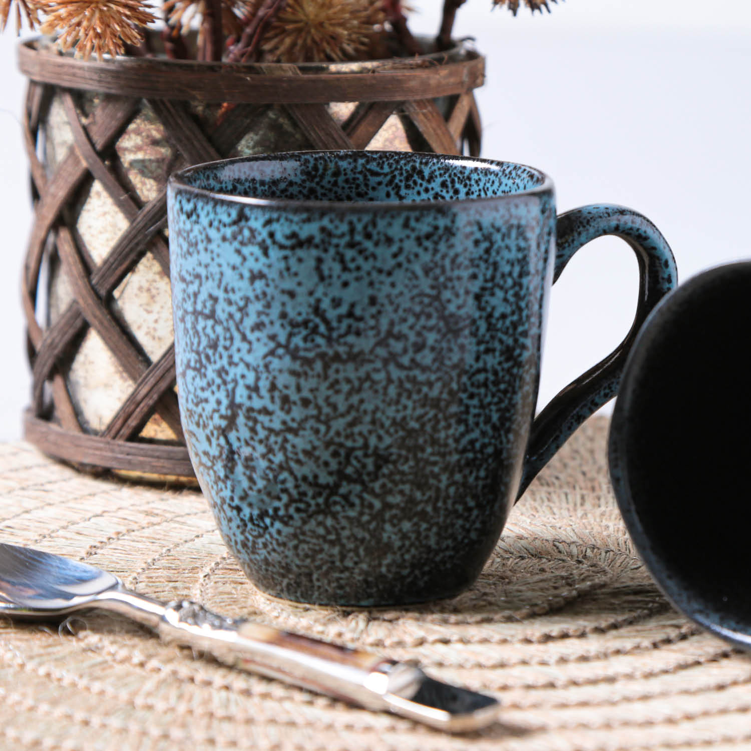 Conjunto com 4 Canecas Orgânico Petroleum 273ml - Imagem 4