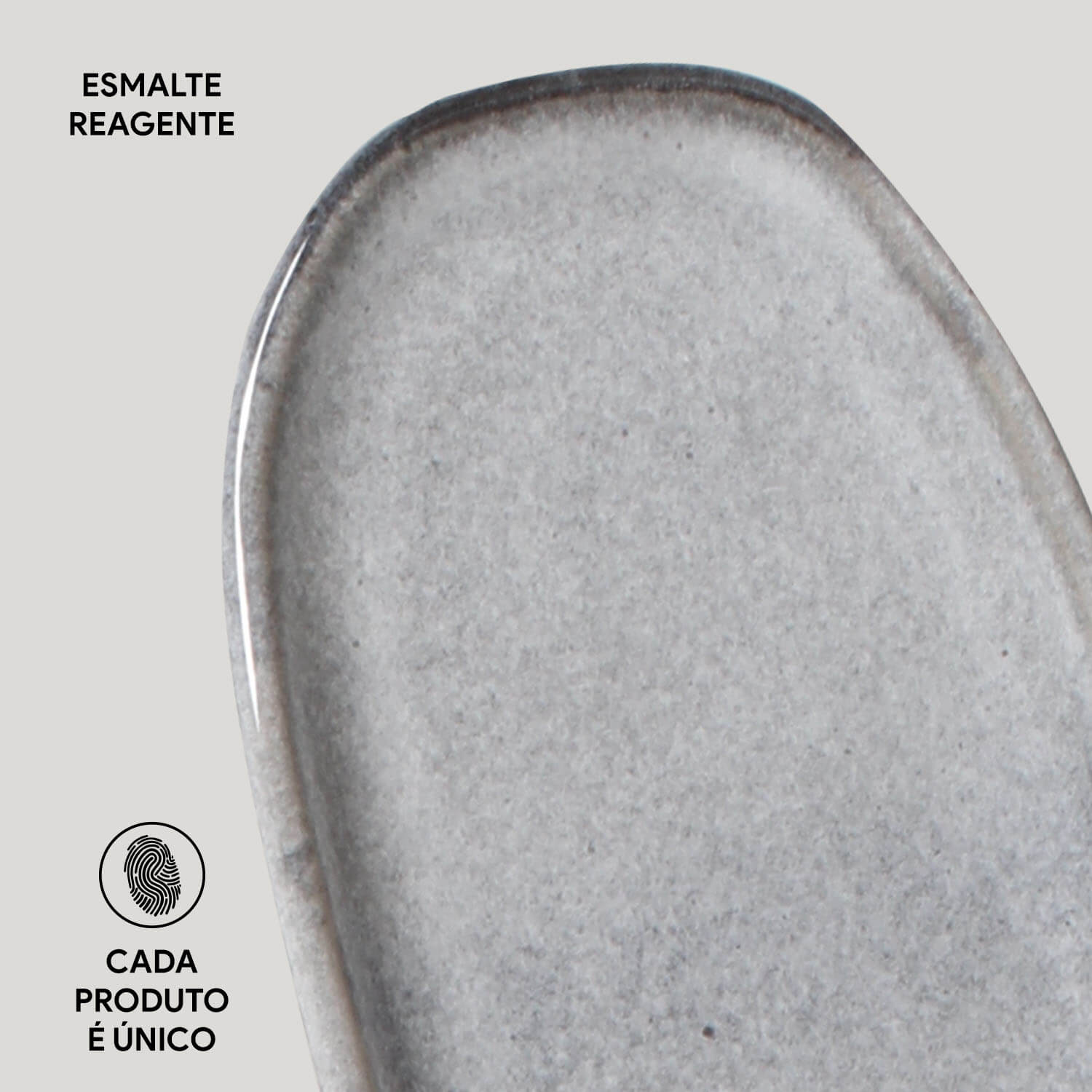 Conjunto com 4 Travessas Oval Rasa Mini Orgânico Dust 16,5x8cm - Imagem 5