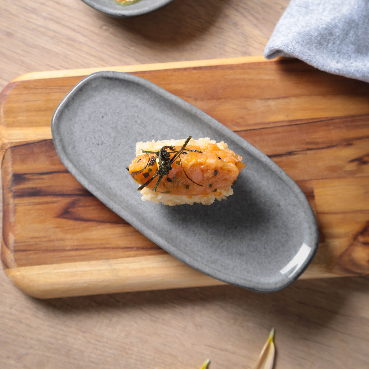 Conjunto com 4 Travessas Oval Rasa Mini Orgânico Dust 16,5x8cm - Imagem 4