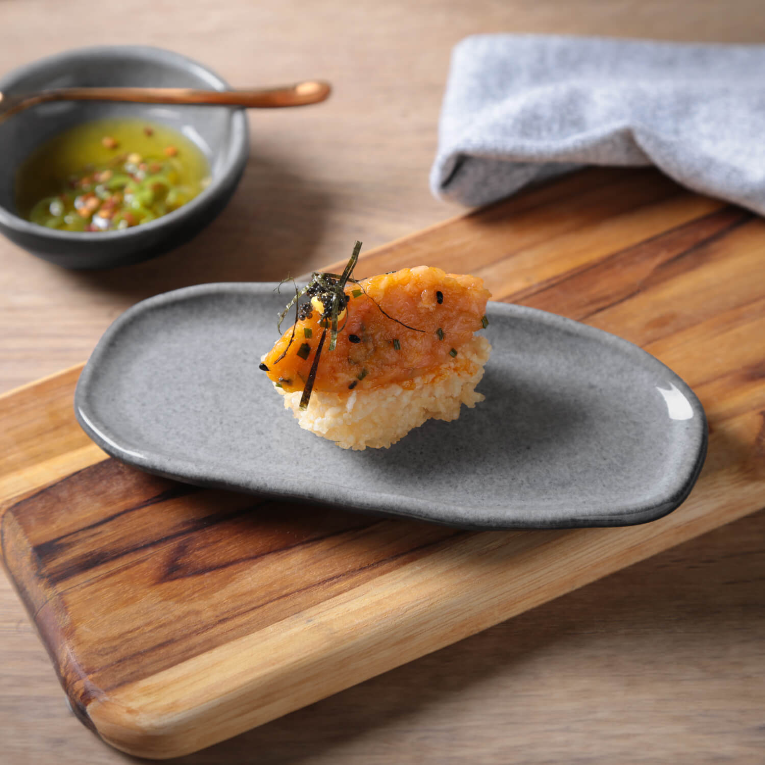 Conjunto com 4 Travessas Oval Rasa Mini Orgânico Dust 16,5x8cm - Imagem 2