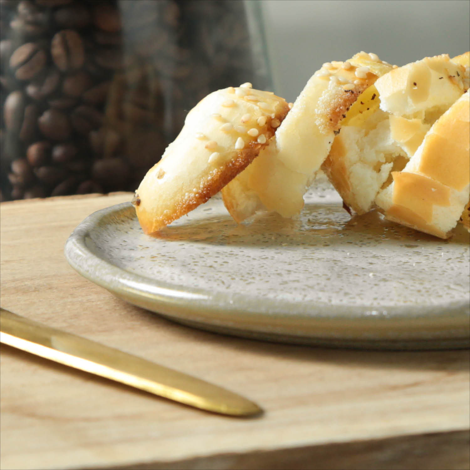 Conjunto com 6 Pratos de Pão Bio Vanilla Ø15,5x1,6cm - Imagem 5