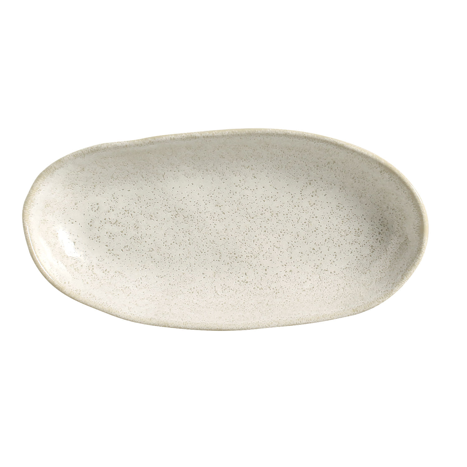 Conjunto com 4 Travessas Oval Funda G Orgânico Vanilla 32x16cm 650ml