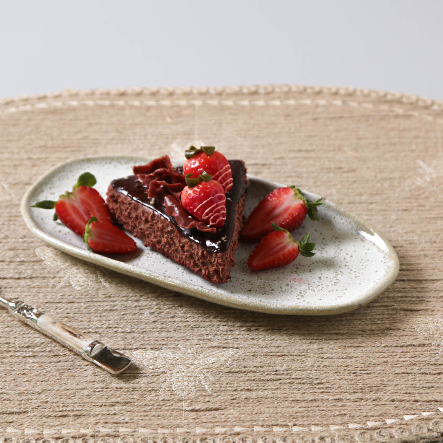 Conjunto com 4 Travessas Oval Rasa Pequena Orgânico Vanilla 23x11cm - Imagem 2