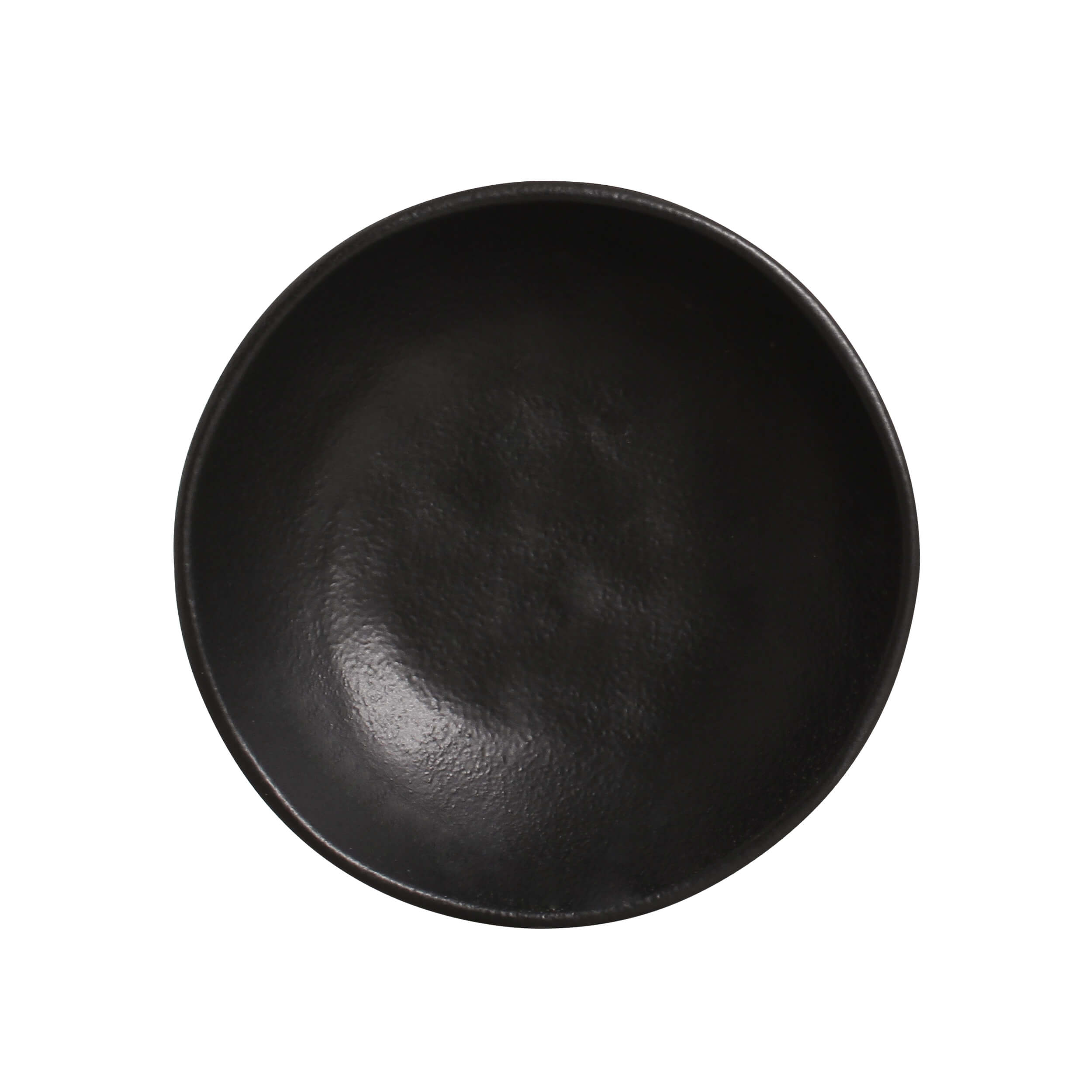 Conjunto com 6 Cumbucas Orgânico Preto Matte Ø17,5x5,5cm 520ml