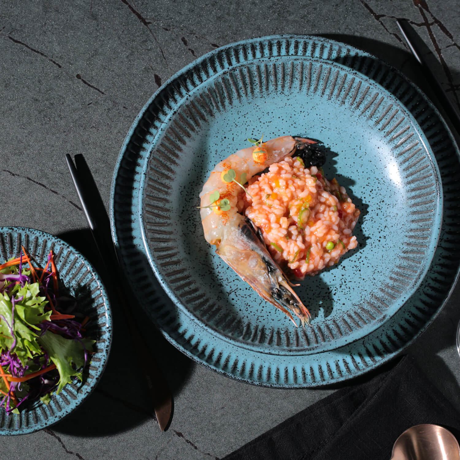 Conjunto com 6 Pratos Fundo Linhas Night Sky Ø22,5cm 830ml - Imagem 3