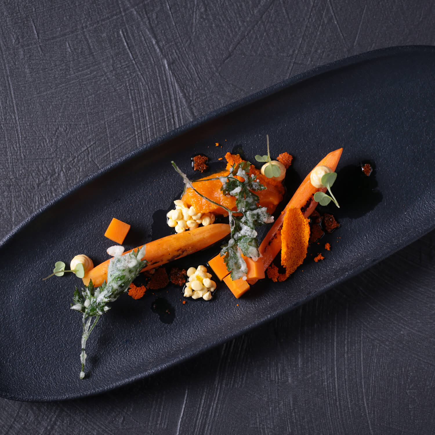 Conjunto com 4 Travessas Oval Rasa Grande Orgânico Preto Matte 36x13cm - Imagem 5