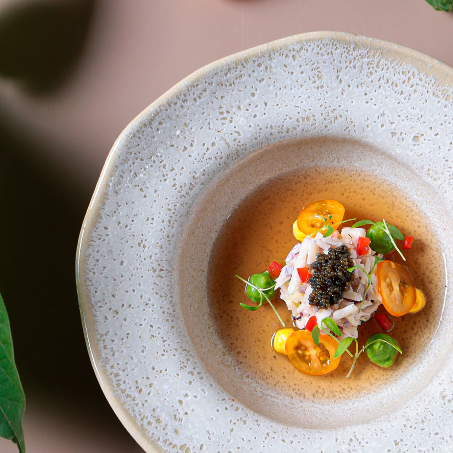 Conjunto com 4 Pratos de Entrada/Sobremesa Orgânico Vanilla Ø19x5,5cm 250ml - Imagem 6