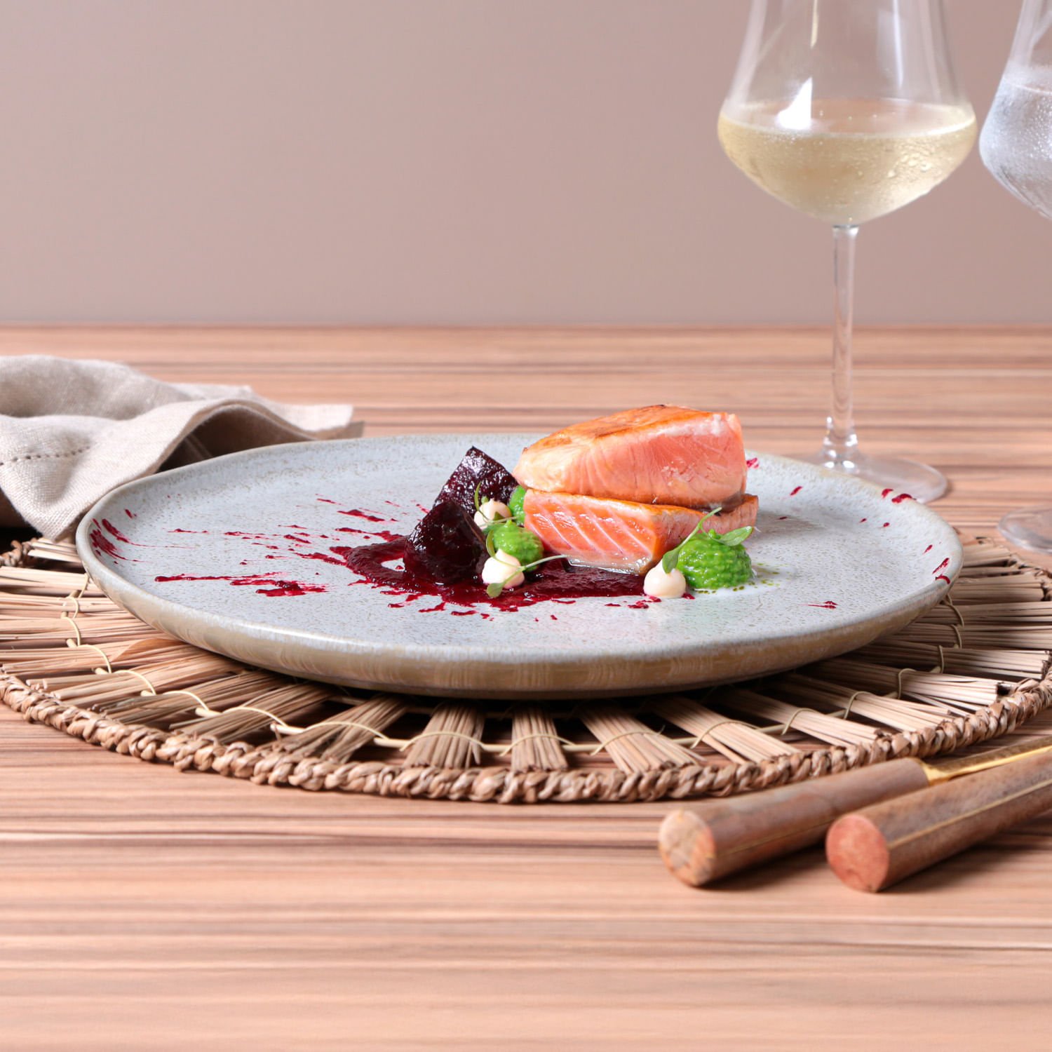 Conjunto com 6 Pratos Raso Bio Vanilla Ø29cm - Imagem 2