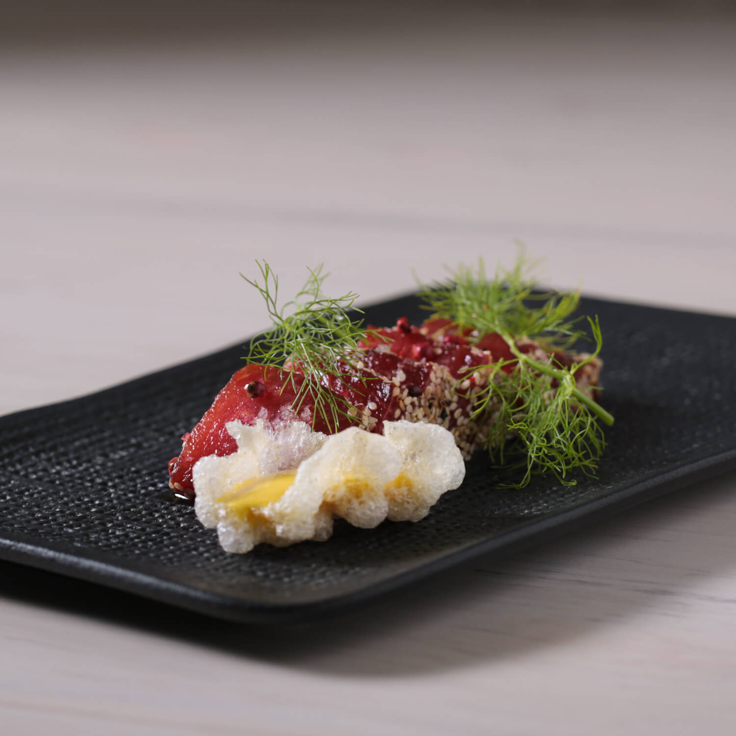 Conjunto com 4 Travessas Retangular Média Juta Preto Matte 27x16cm - Imagem 2