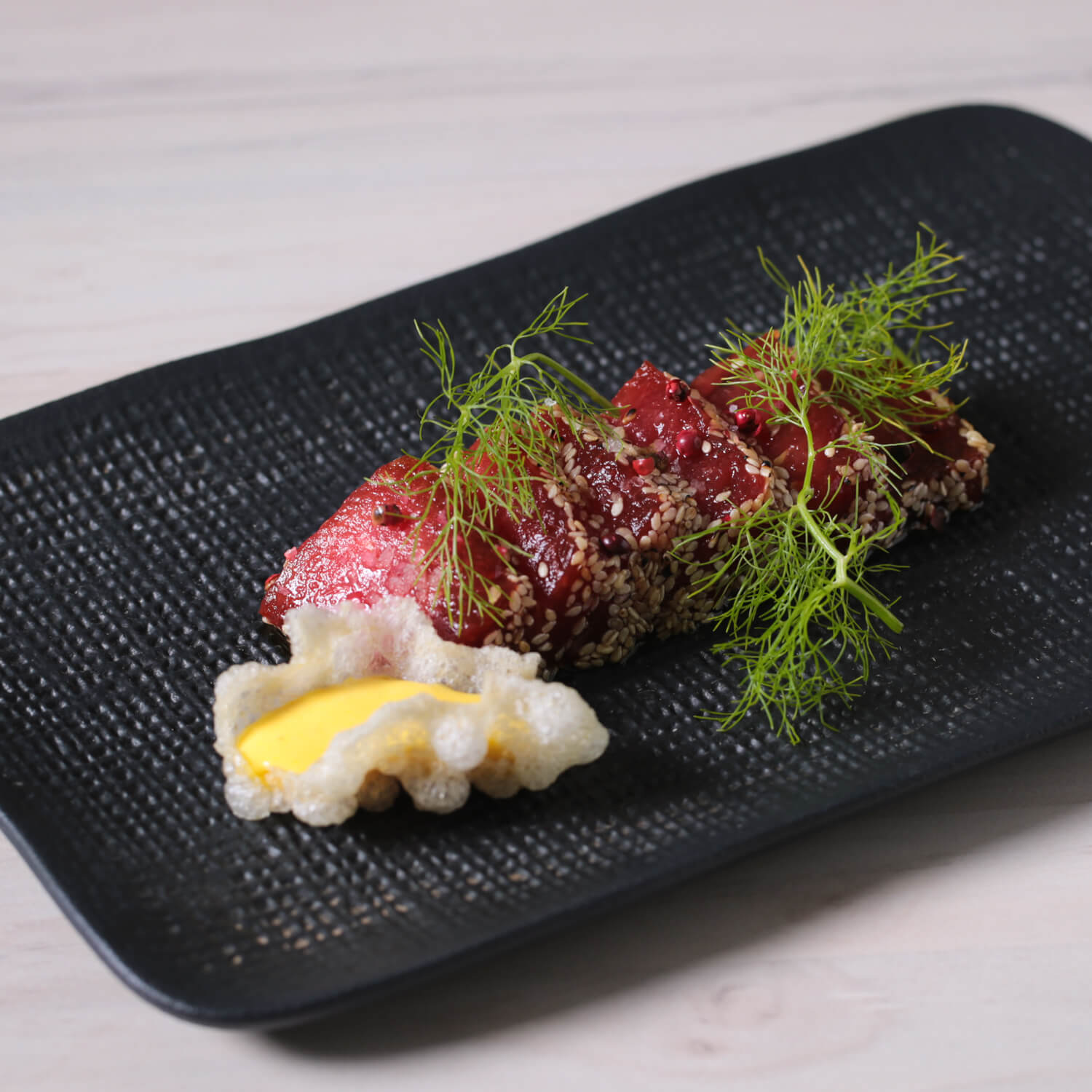 Conjunto com 4 Travessas Retangular Média Juta Preto Matte 27x16cm - Imagem 4