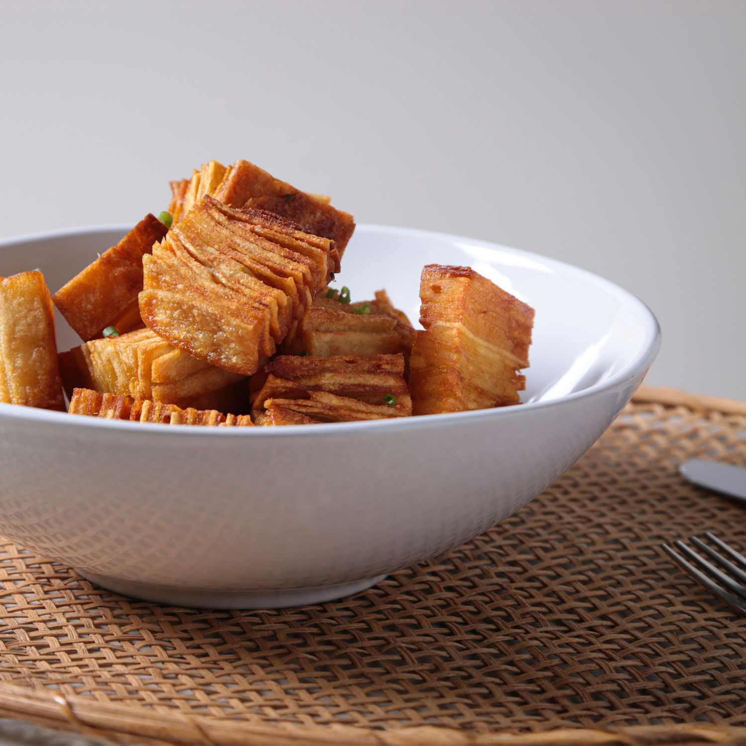 Tigela Média Orgânico Stoneware New White Ø25x8cm 1961ml - Imagem 2