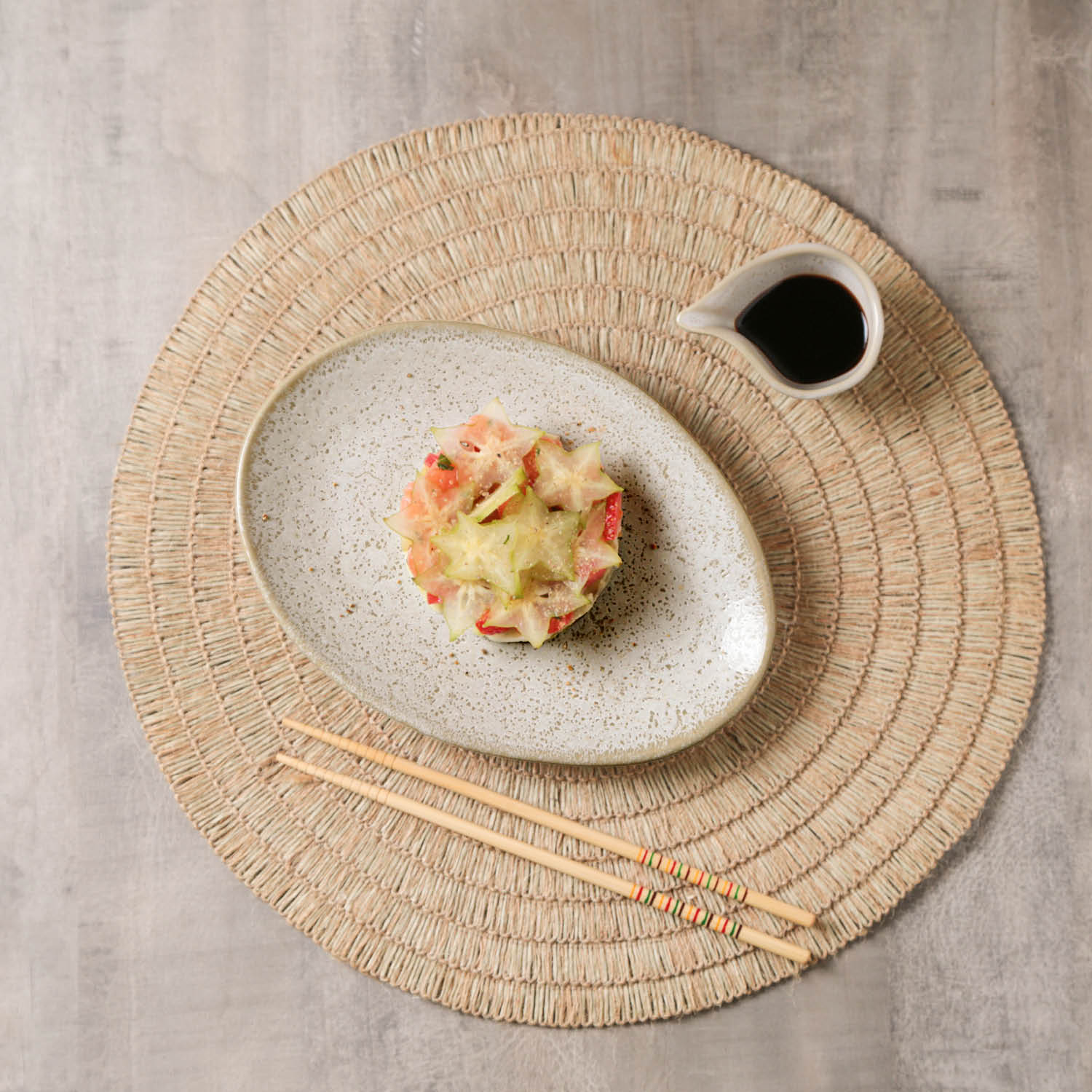 Conjunto com 6 Pratos de Sobremesa Oval Orgânico Vanilla 22,5x16,5x2,5cm - Imagem 3