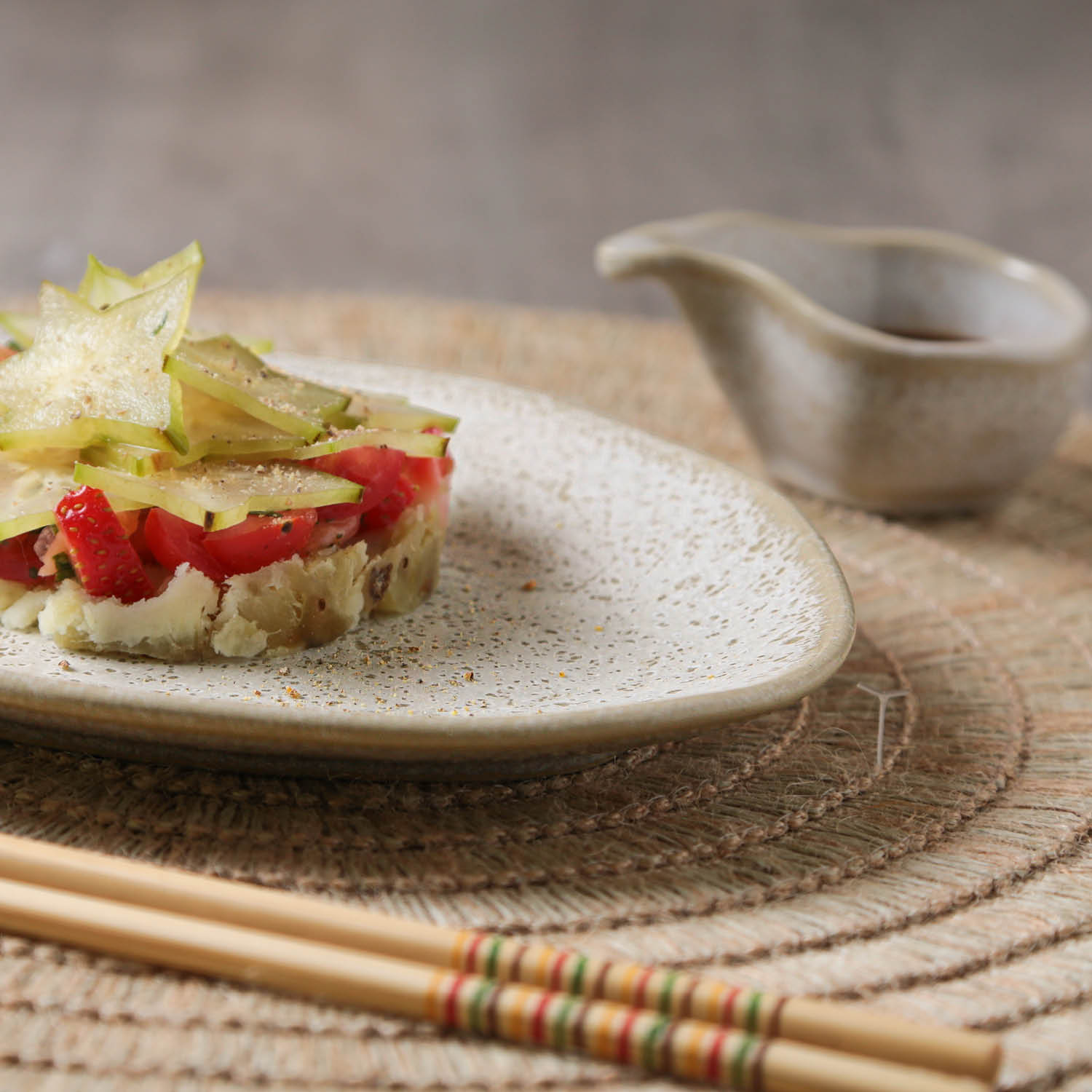 Conjunto com 6 Pratos de Sobremesa Oval Orgânico Vanilla 22,5x16,5x2,5cm - Imagem 5