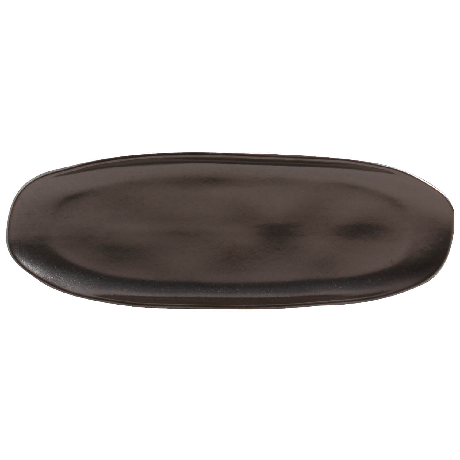 Conjunto com 4 Travessas Oval Rasa Grande Orgânico Metallica 36x13cm