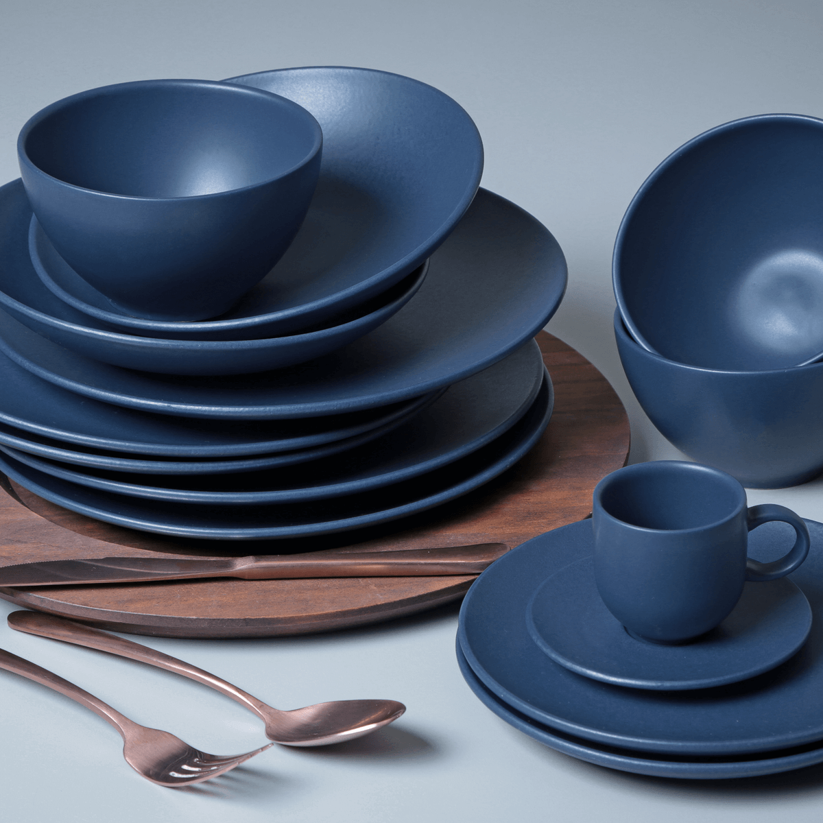 Conjunto com 6 Pratos de Sobremesa Coup Stoneware Boreal Ø19,4cm - Imagem 4
