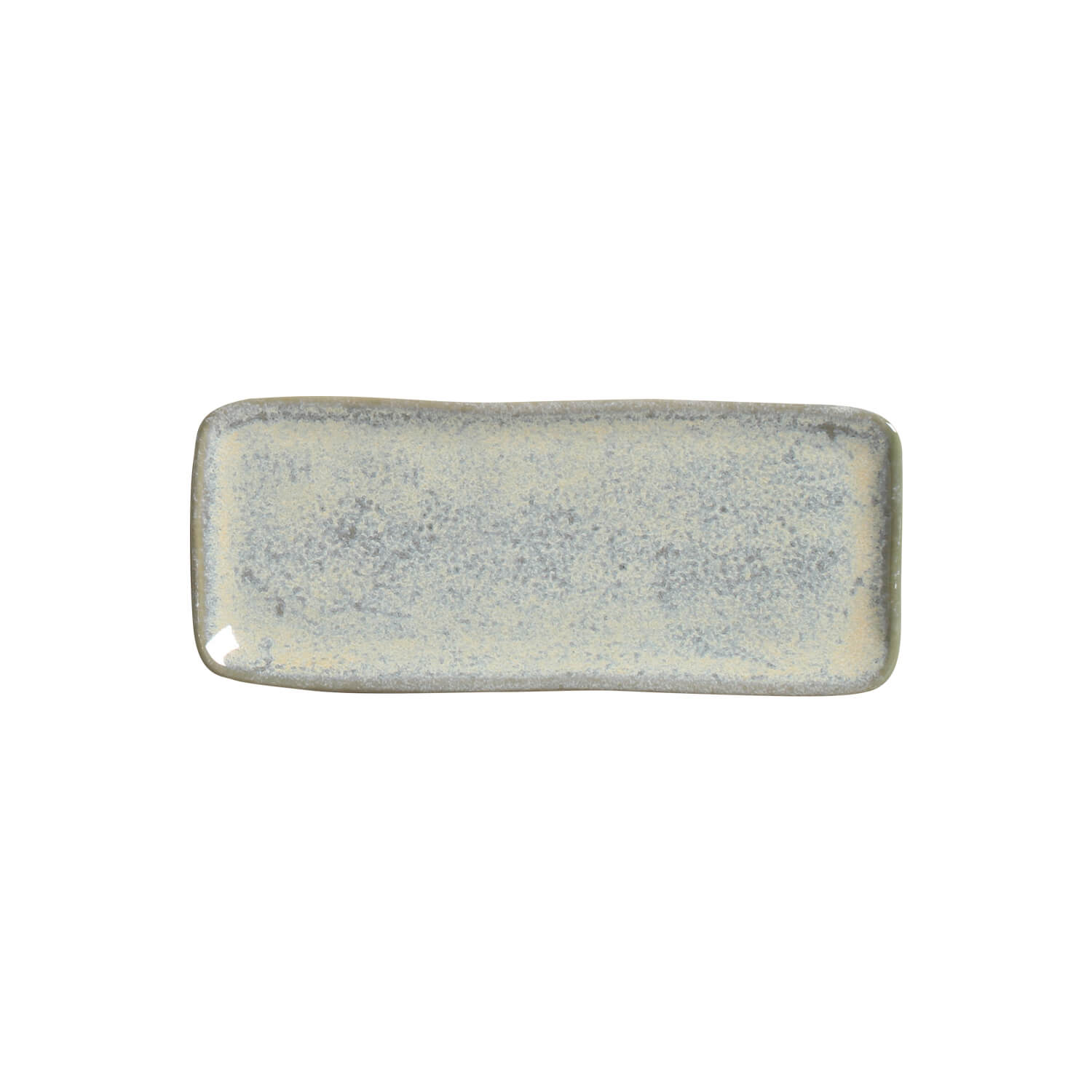 Conjunto com 4 Travessas Retangular Pequena Orgânico Green Granite 22x9,5cm