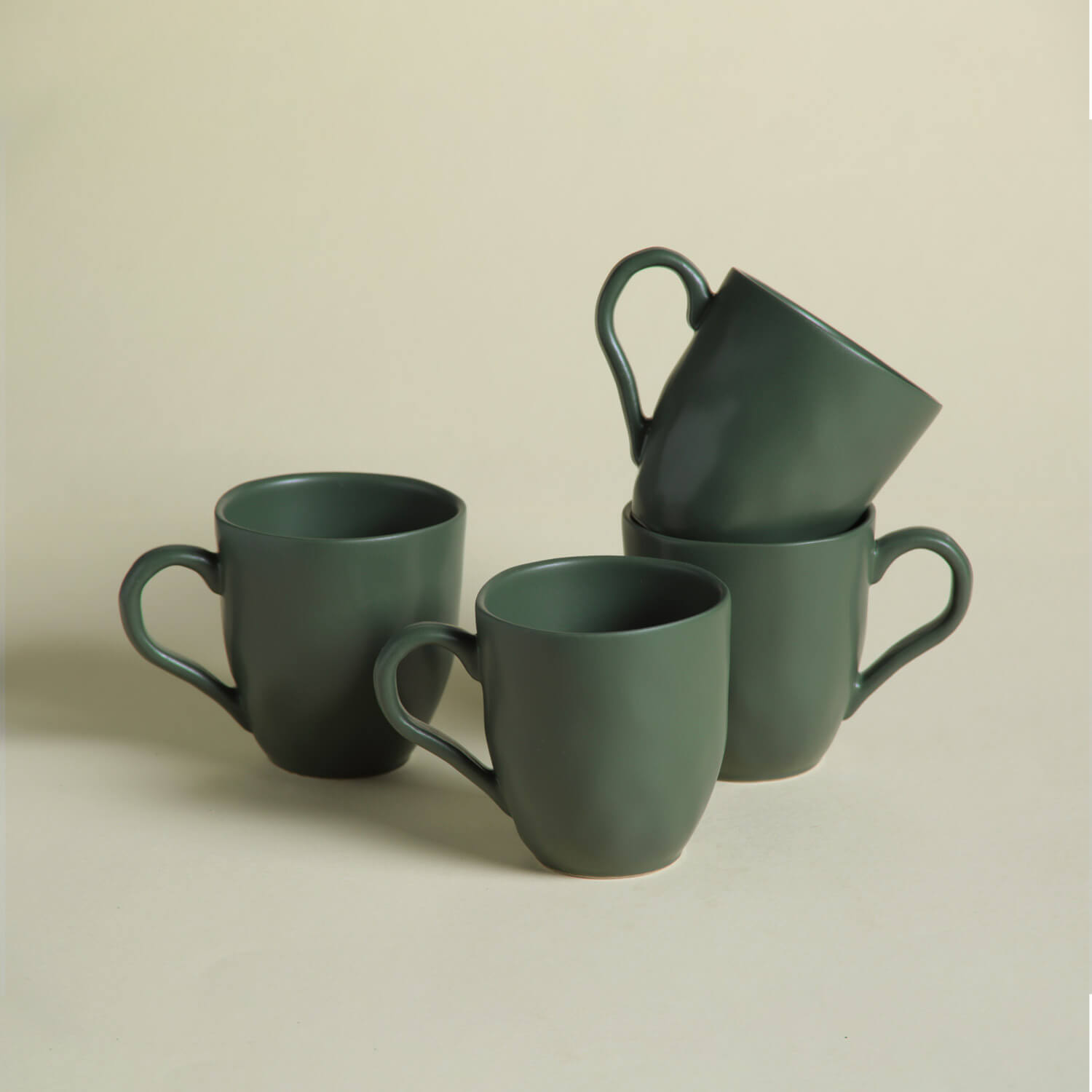 Conjunto com 4 Canecas Orgânico Leaf 273ml - Imagem 4