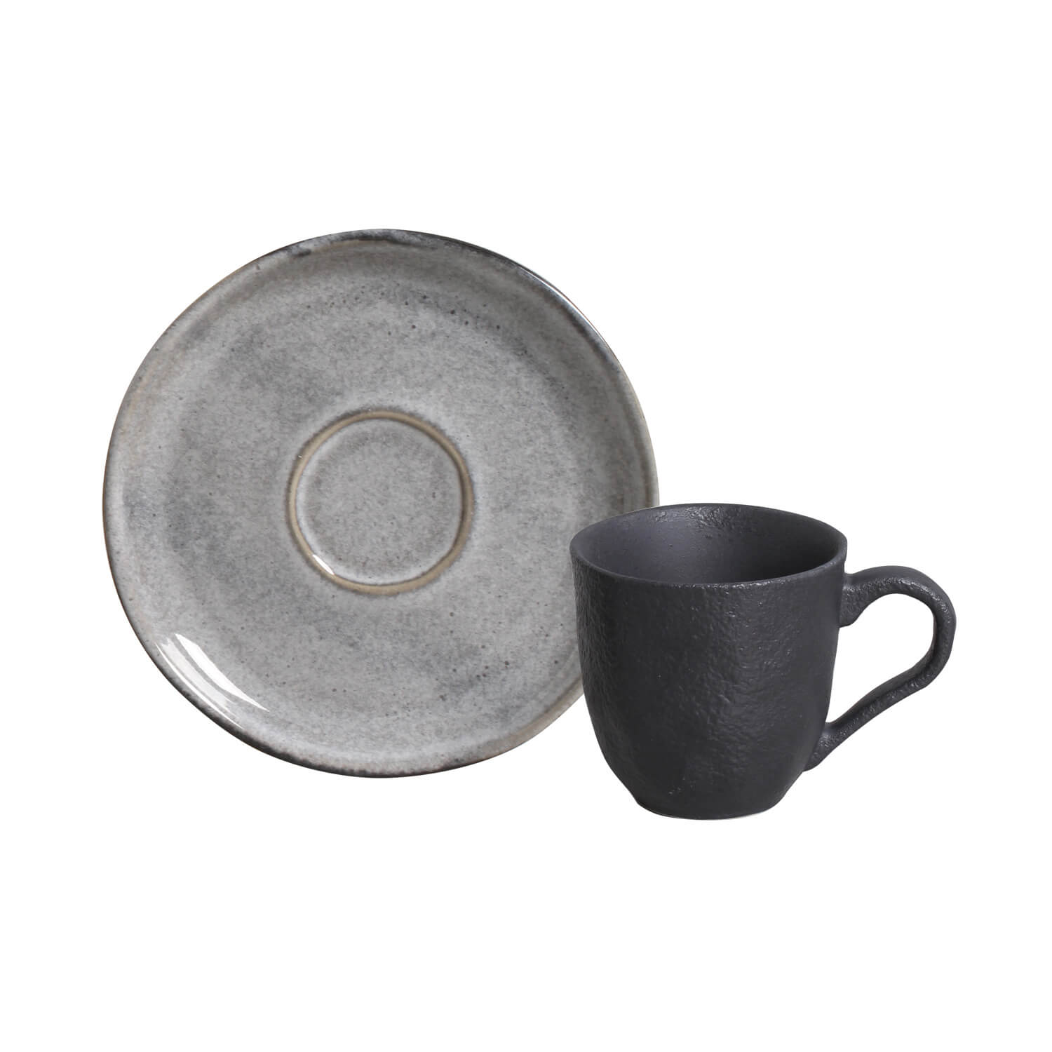 Conjunto com 6 Xícaras de Café com Pires Bio Dust 120ml