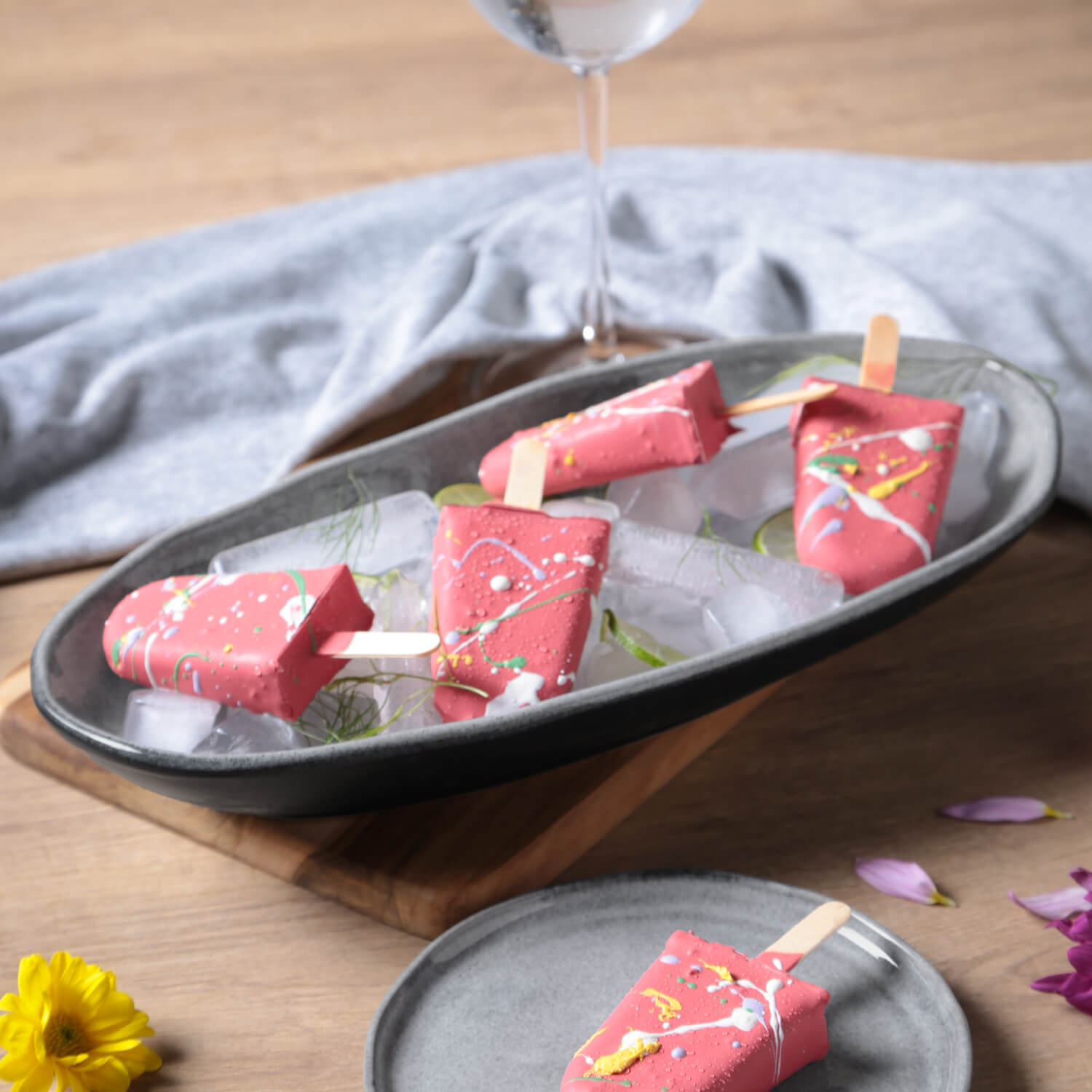 Conjunto com 4 Travessas Oval Funda G Orgânico Dust 32x16cm 650ml - Imagem 2