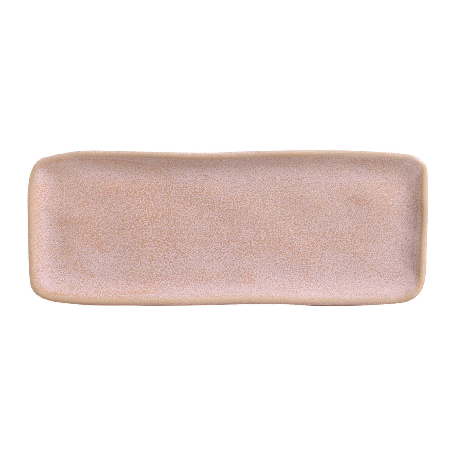 Conjunto com 4 Travessas Retangular Média Orgânico Litchi 33x13cm