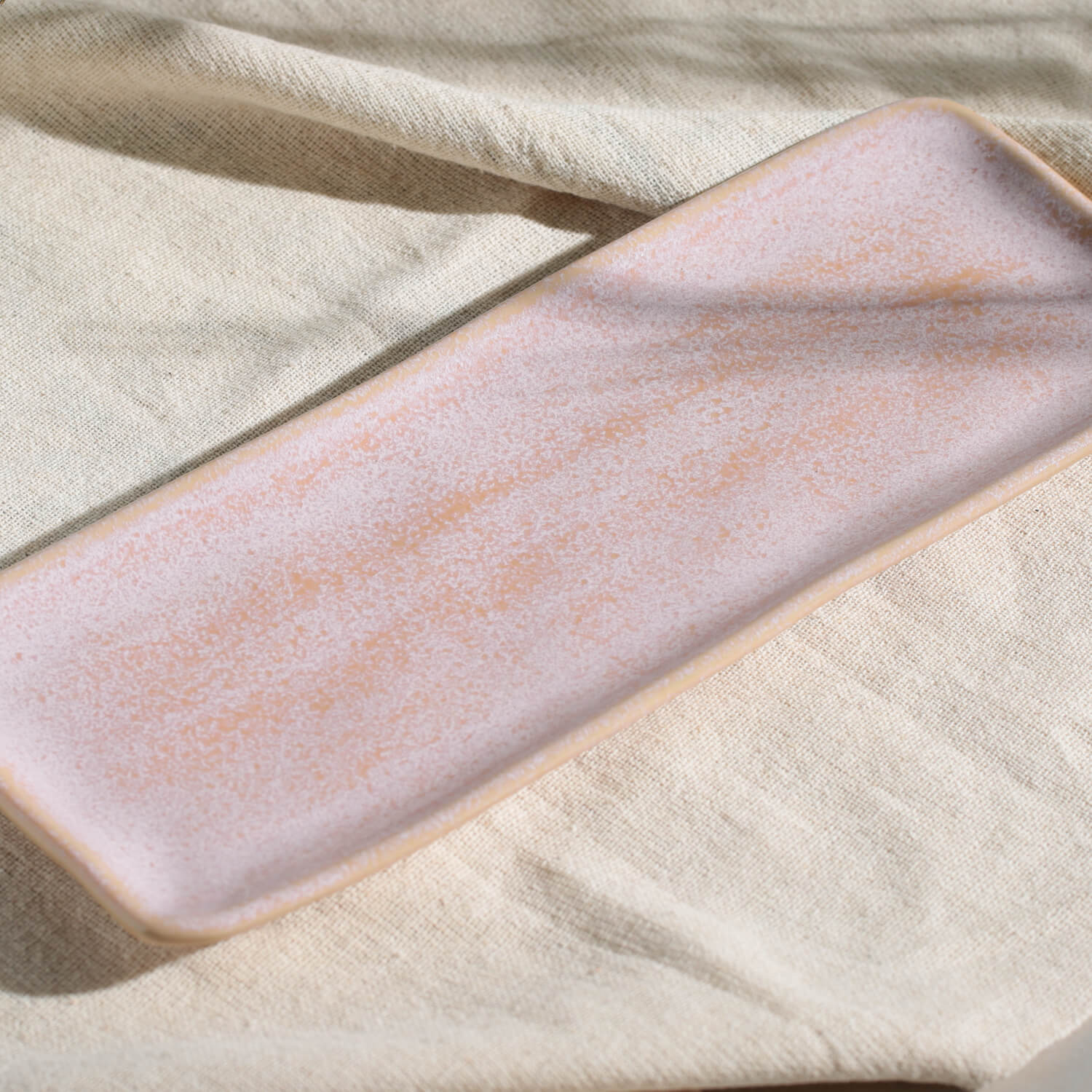 Conjunto com 4 Travessas Retangular Média Orgânico Litchi 33x13cm - Imagem 4