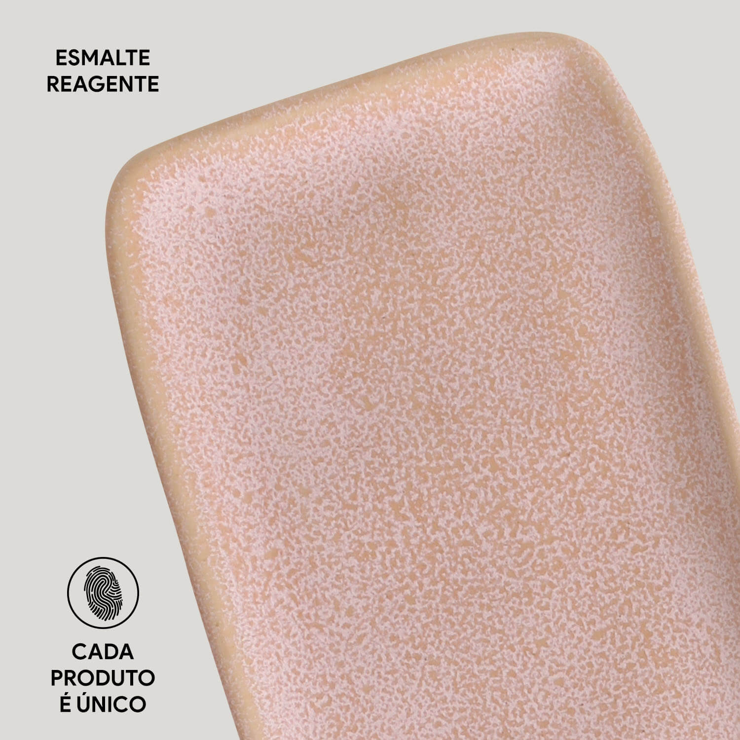 Conjunto com 4 Travessas Retangular Média Orgânico Litchi 33x13cm - Imagem 5