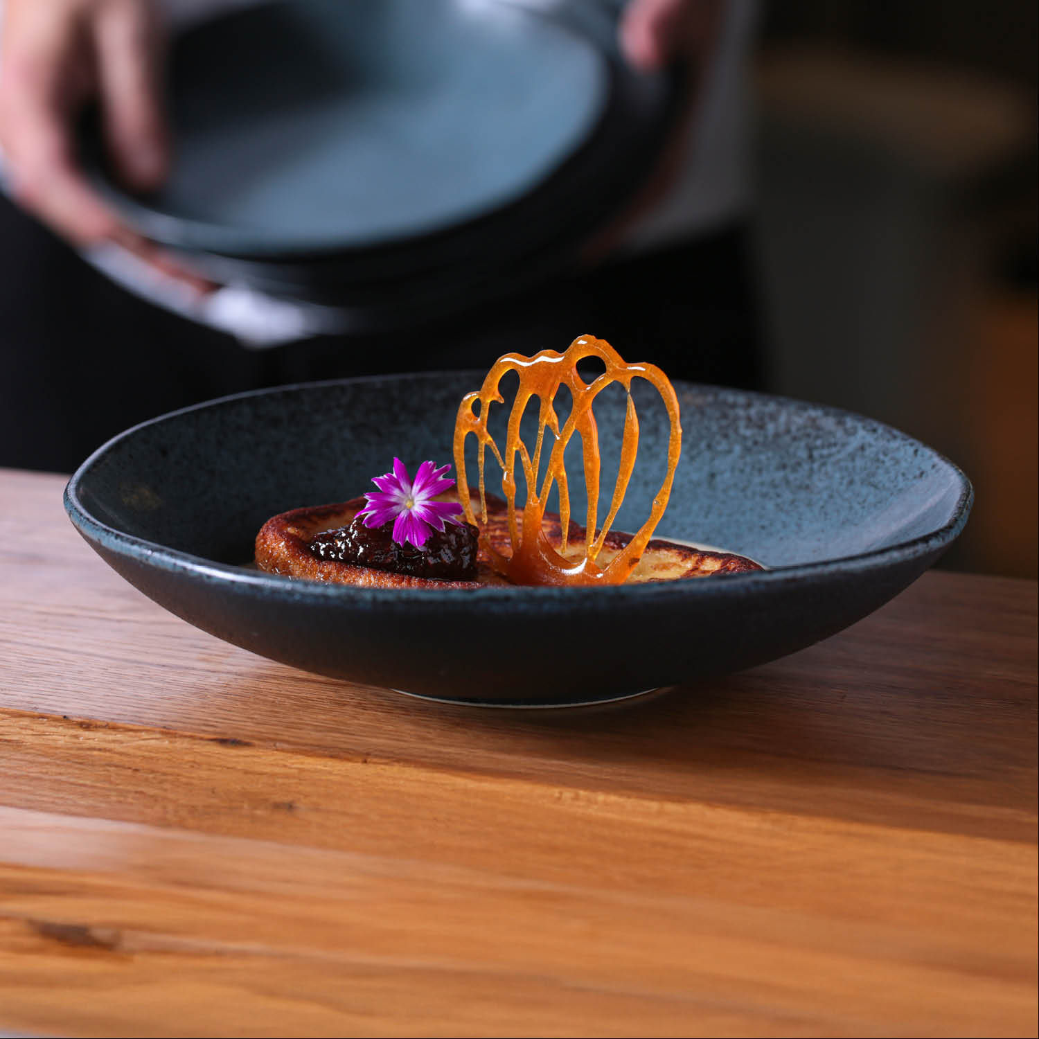 Conjunto com 6 Pratos Fundo Orgânico Petroleum Ø21,2cm 600ml - Imagem 2