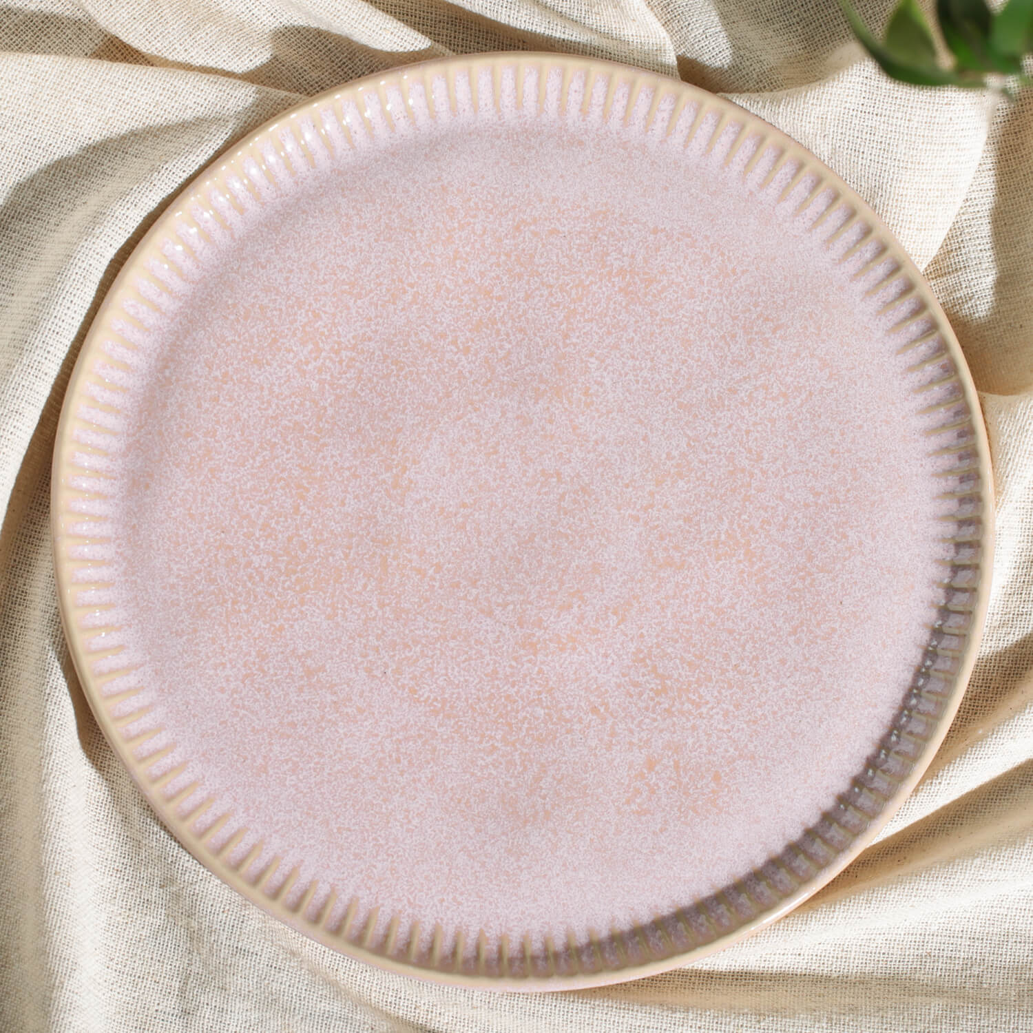 Conjunto com 6 Pratos Raso Linhas Litchi Ø27,5cm - Imagem 4