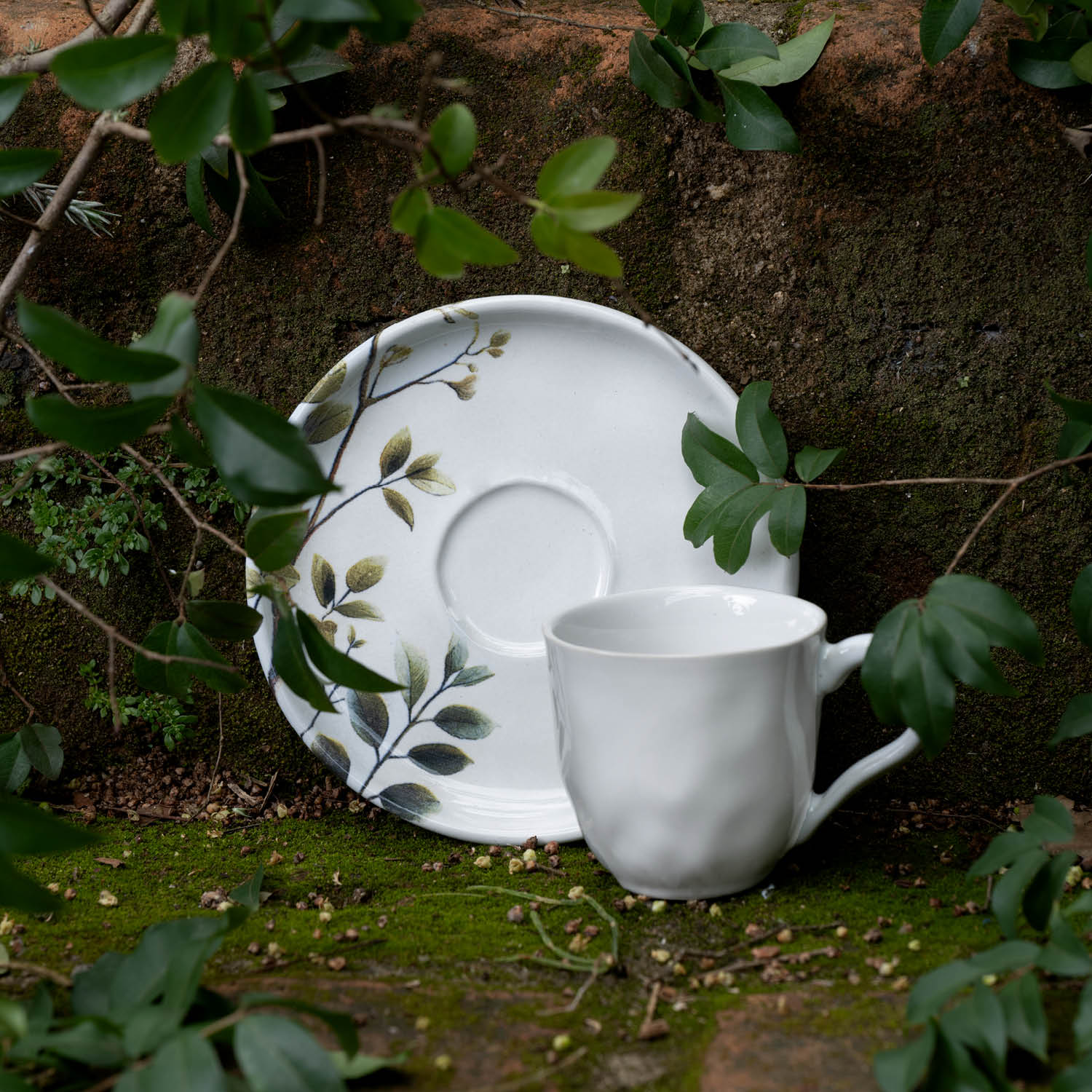 Conjunto com 6 Xícaras De Café com 6 Pires Bio Birdy 120ml - Imagem 2