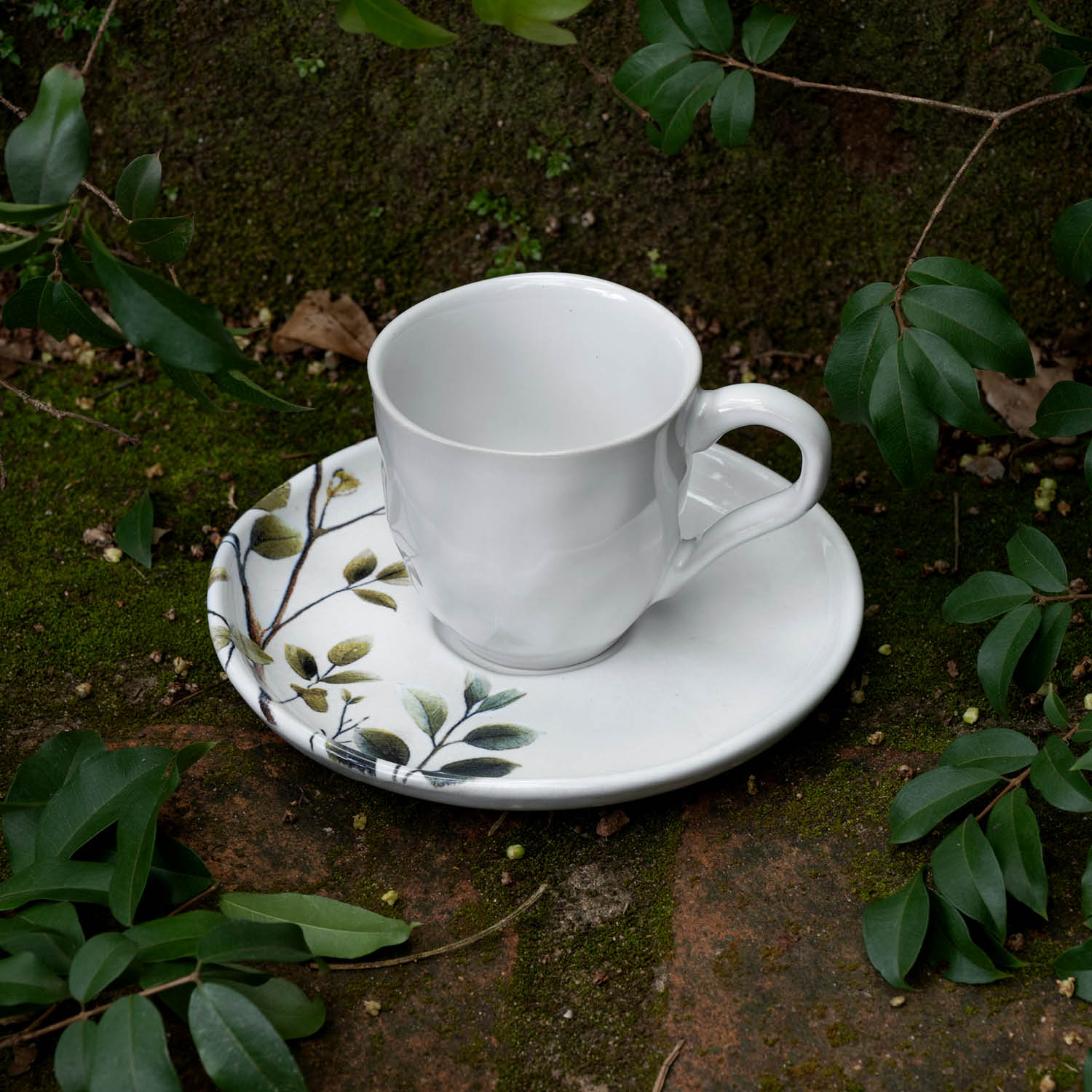 Conjunto com 6 Xícaras De Café com 6 Pires Bio Birdy 120ml - Imagem 3