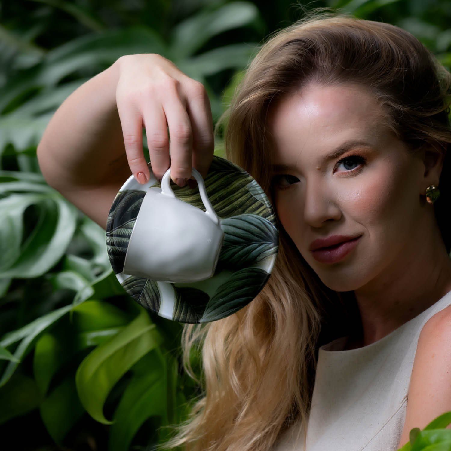 Conjunto com 6 Xícaras De Chá Orgânico 170ml com 6 Pires Bio Éden - Imagem 3