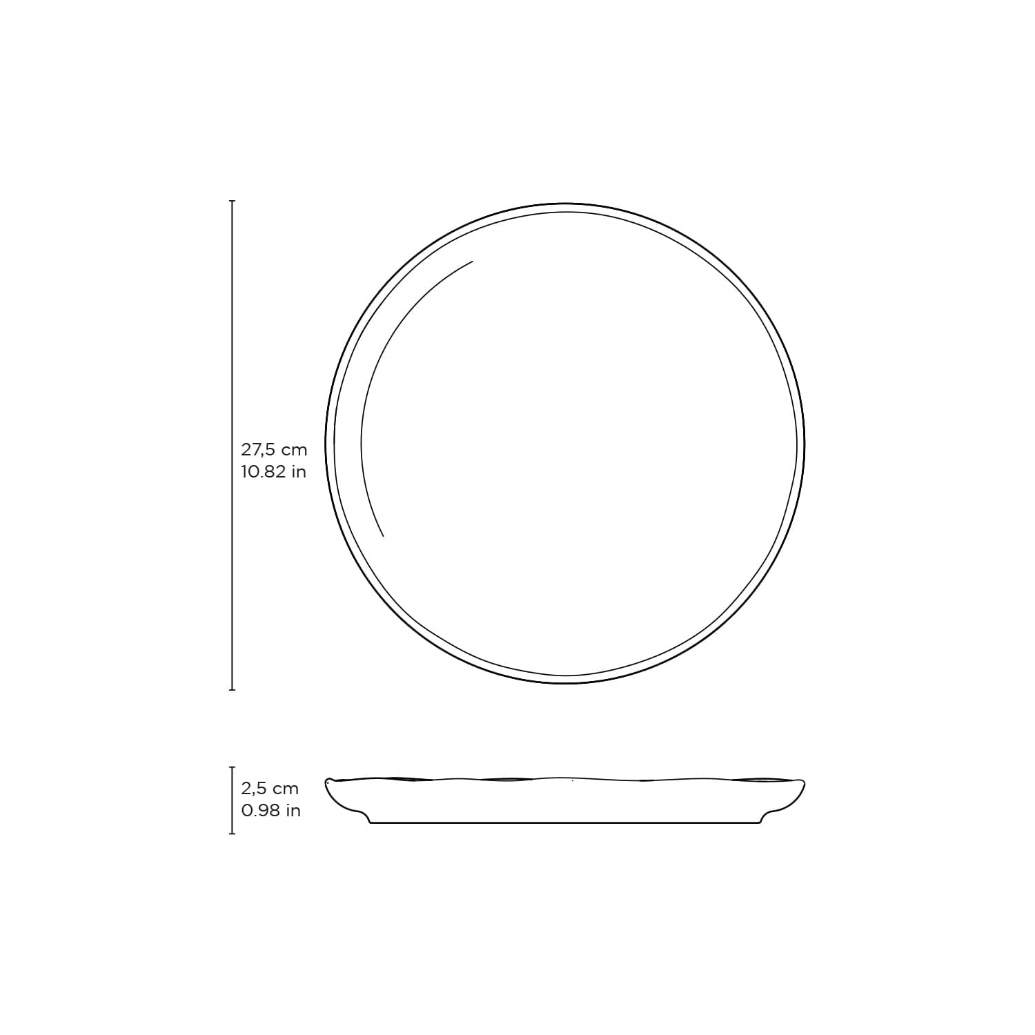 Conjunto com 6 Pratos Raso Bio Éden Ø27,5cm - Imagem 6