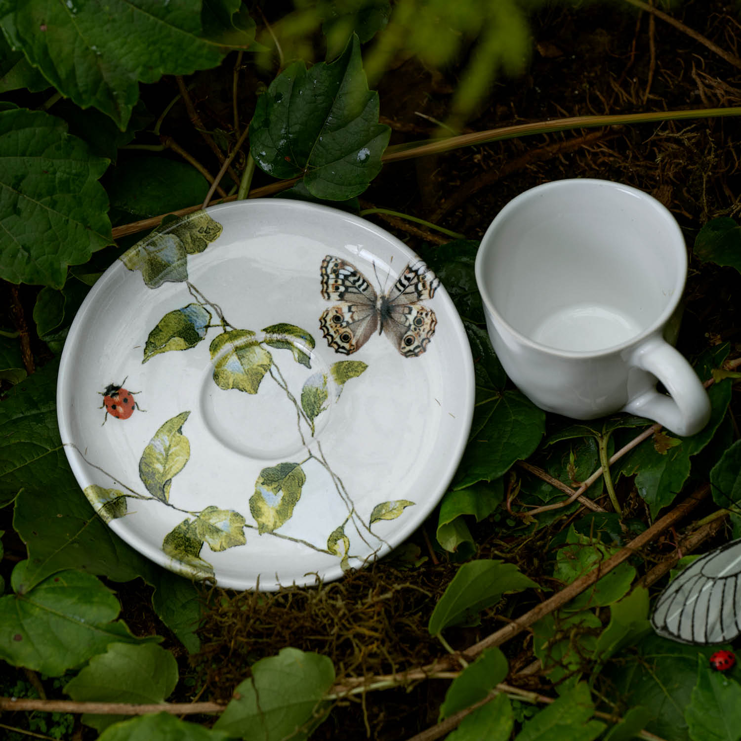 Conjunto com 6 Xícaras De Café com 6 Pires Bio Sereno - Imagem 2