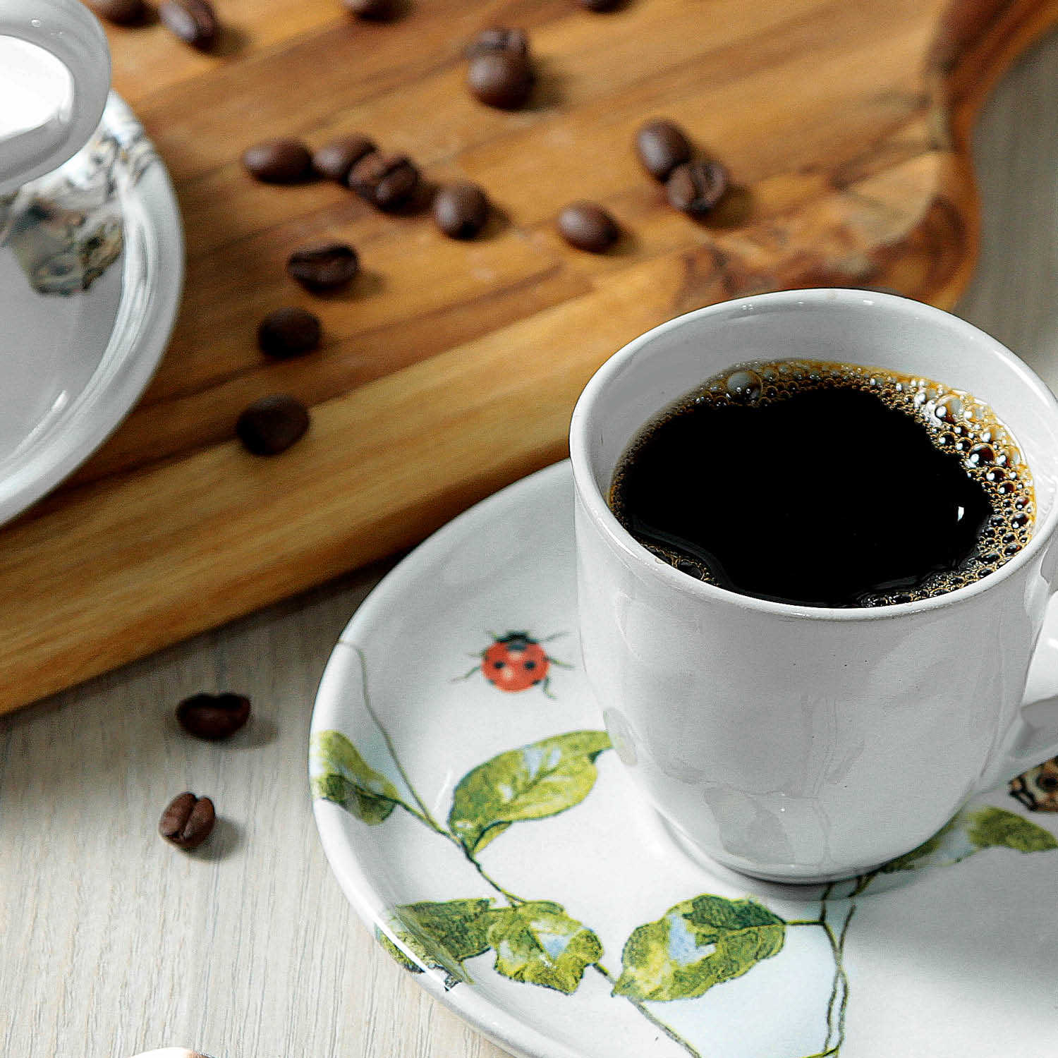 Conjunto com 6 Xícaras De Café com 6 Pires Bio Sereno - Imagem 5