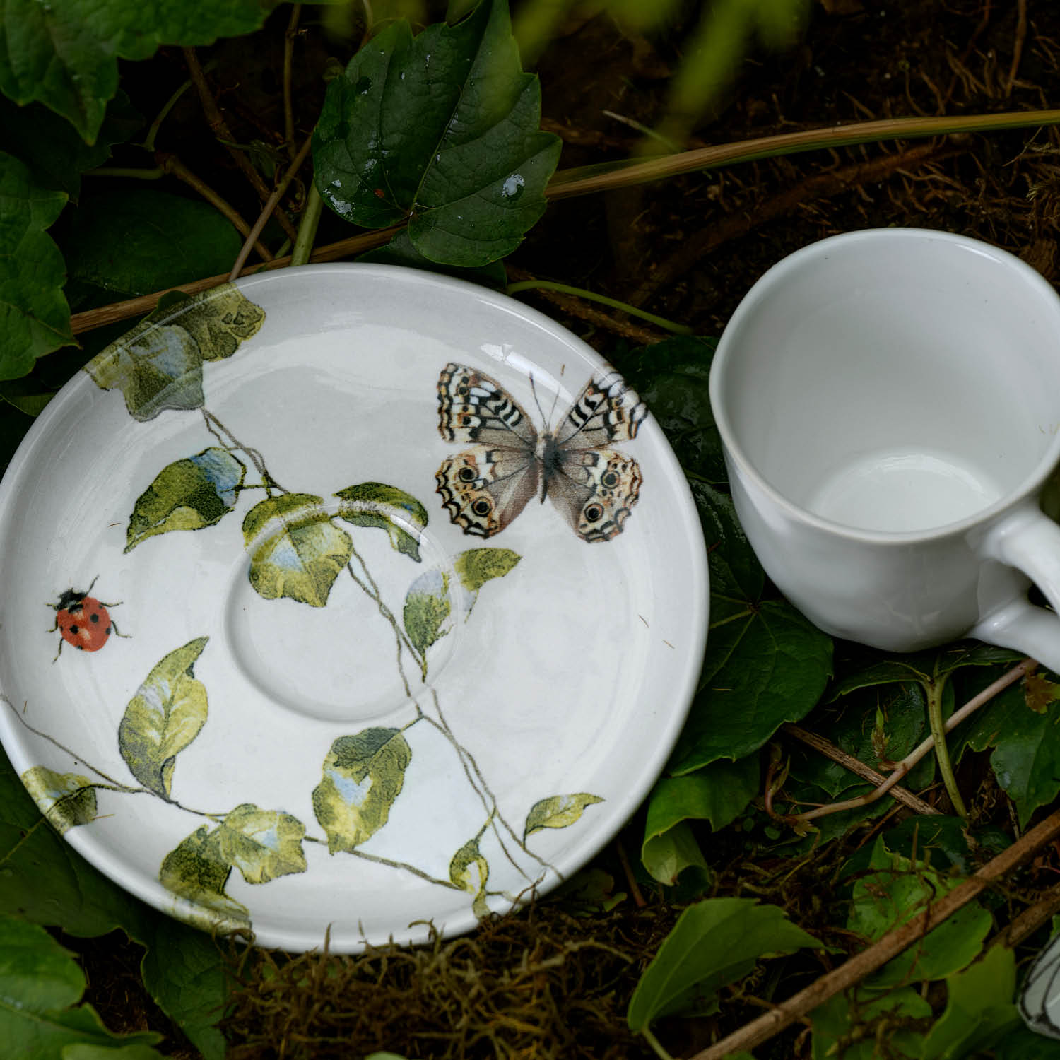 Conjunto com 6 Xícaras De Café com 6 Pires Bio Sereno - Imagem 4