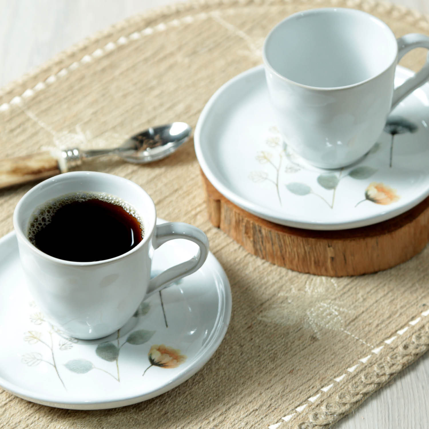 Conjunto com 6 Xícaras De Chá com 6 Pires Bio Bella 170ml - Imagem 3