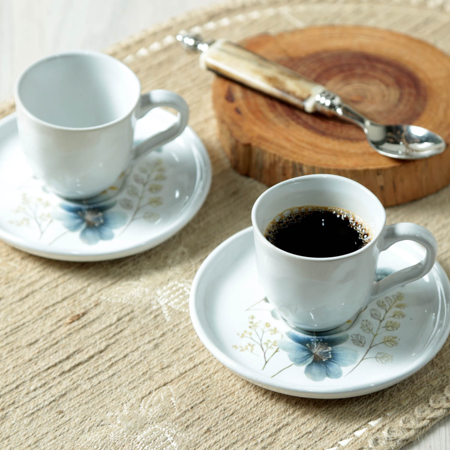 Conjunto com 6 Xícaras De Café com 6 Pires Bio Bella 120ml - Imagem 3