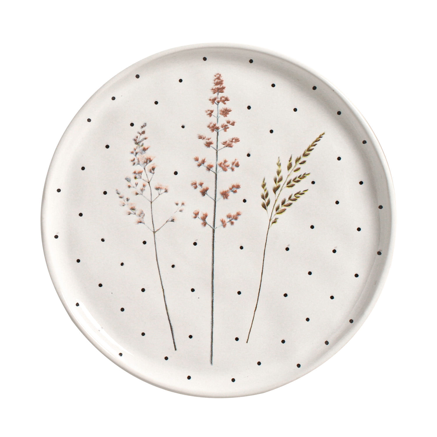 Conjunto com 6 Pratos De Sobremesa Bio Floralis Ø21,5cm