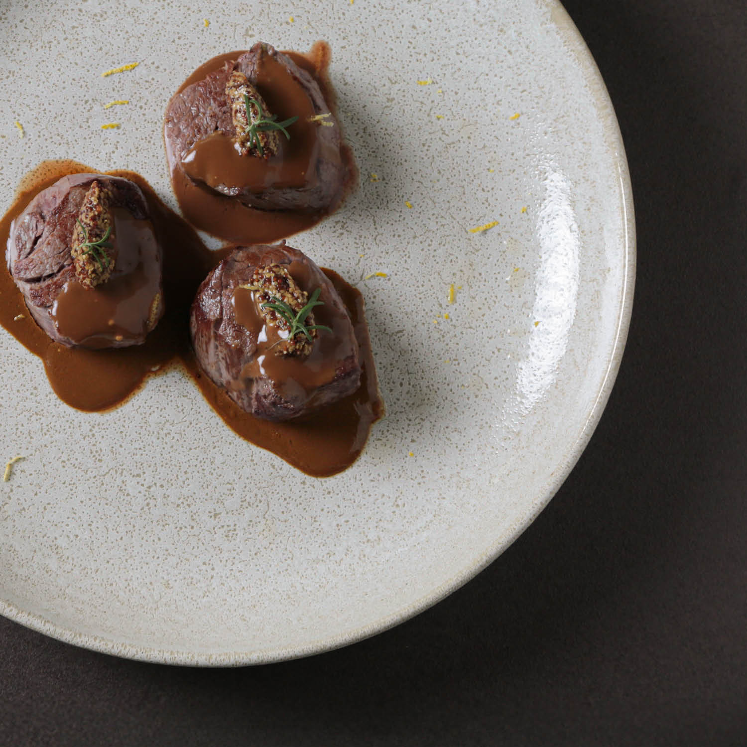 Travessas Redonda Grande Orgânico Stoneware Vanilla Ø36cm - Imagem 6