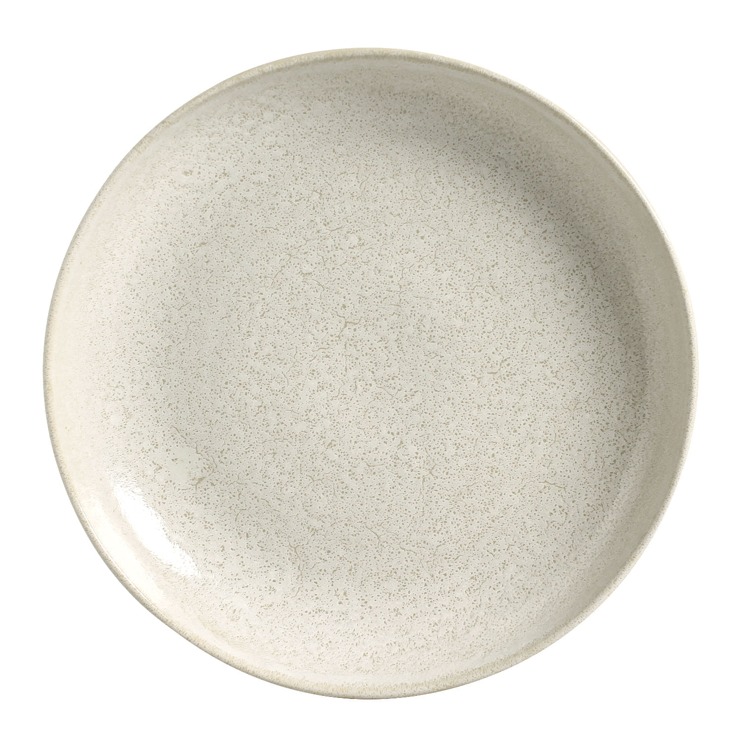 Travessas Redonda Grande Orgânico Stoneware Vanilla Ø36cm